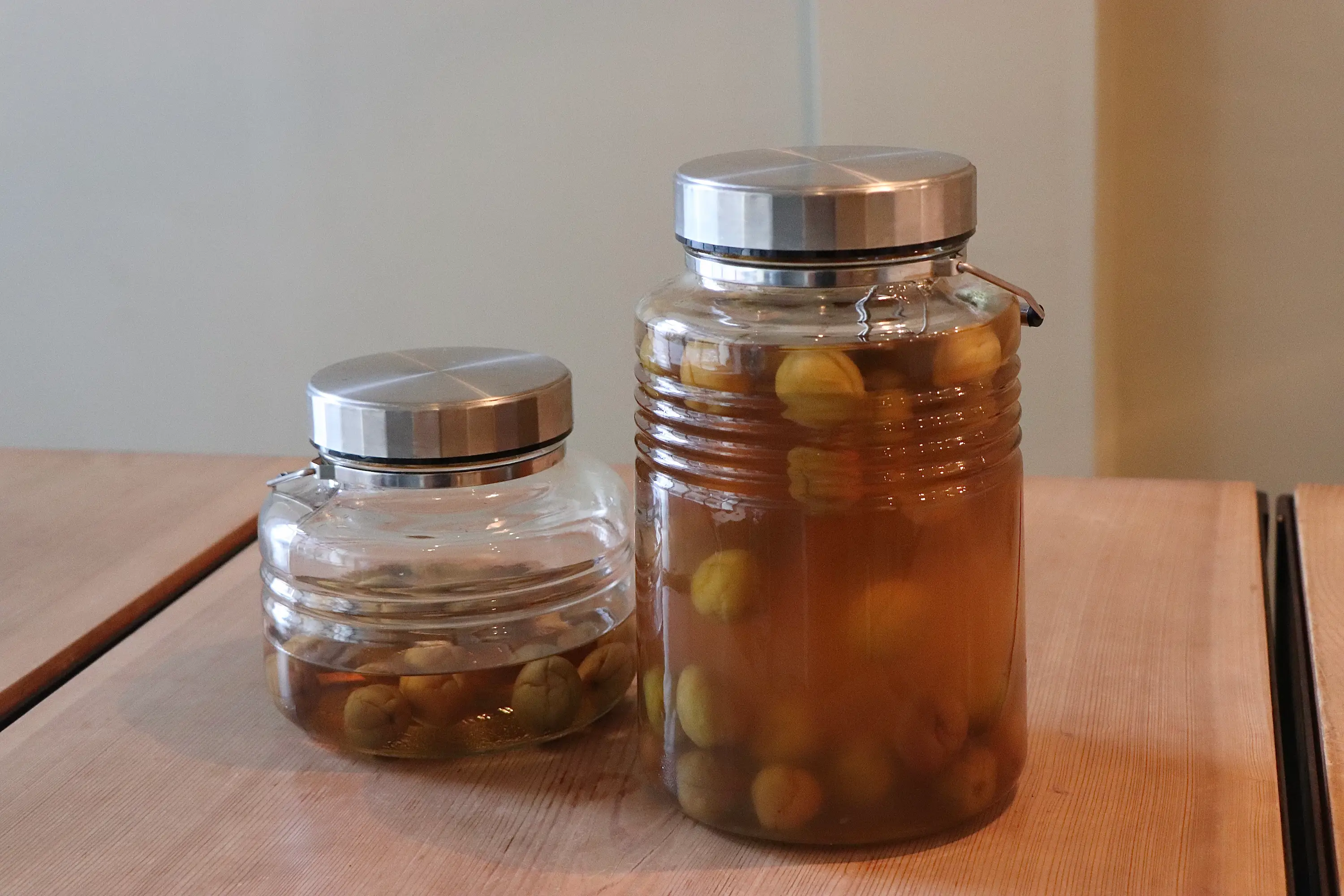 日本酒仕込みの蜂蜜梅酒